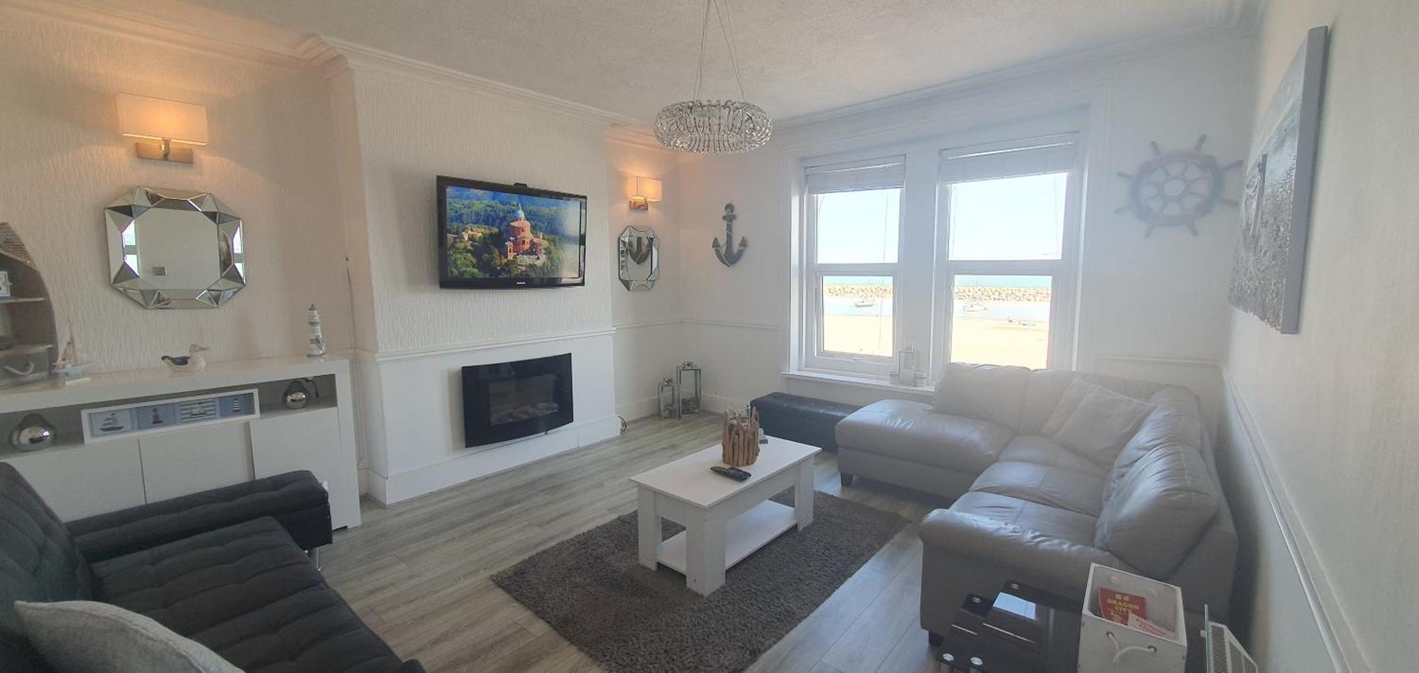3 Harbour Views Rhôs-on-Sea Exterior foto